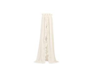 Jollein 002-001-66041 Baldaquin vintage ivoire volanté 155 x 280 cm pour lit d'enfant