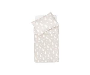 Jollein 003-005-67092 Parure de lit Miffy & Snuffy Nougat (100 x 140 cm + 40 x 60 cm)