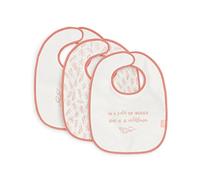 Bavoir Éponge Imperméable Meadow Rose des bois (3pcs) - Jollein rose TU