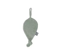 Jollein 031-562-00095 Doudou en tissu éponge, motif feuilles, vert cendré, 30 x 10 cm