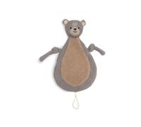 Jollein 031-594-67078 Doudou en forme d'ours, gris/marron, 29 x 20 cm