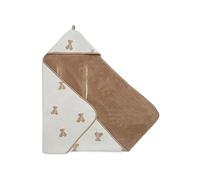Jollein 032-566-66095 Couverture d'emmaillotage Blanche (85 x 85 cm) Motif Ours en Peluche