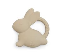 Jollein 101-007-66019 Anneau de dentition en caoutchouc naturel lapin Nougat 10 x 10 x 2 cm
