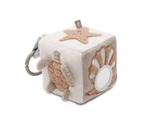 Jollein- Cube de motricité, 119-001-68029, Vert Olive, Nougat, Biscuit