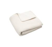 Jollein 517-511-67031 Basic Knit Couverture en tricot pour bébé avec fourrure en peluche Ivoire 75 x 100 cm