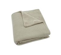 Jollein 517-511-67054 Basic Knit Couverture tricotée pour bébé avec Fourrure en Peluche Olive (75 x 100 cm)