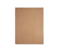 Jollein 517-522-66072 Basic Knit Couverture en tricot pour enfant avec fourrure en peluche Biscuit (100 x 150 cm)