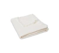 Jollein 521-511-66041 Couverture pour bébé Muslin Fringe Ivoire (75 x 100 cm)