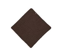 Jollein 530-836-66043 Serviette de Bain à Capuche en Coton Chestnut Marron 75 x 75 cm