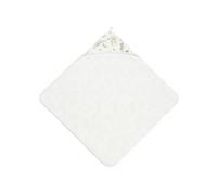 Jollein 534-836-67056 Serviette de Bain à Capuche Dreamy Mouse Blanc 75 x 75 cm
