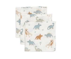 Jollein 537-848-67100 Roarsome Lot de 3 Bavoirs en Mousseline 31 x 31 cm