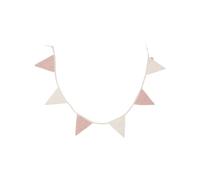 Jollein 719-602-68013 Guirlande de fanions Rose/Ivoire