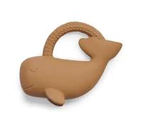 Anneau de dentition en caoutchouc Baleine Caramel - -