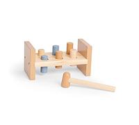 Jollein Banc Marteau en Bois, 23 cm Longueur x 13 cm Largeur, Bleu