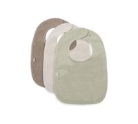 Lot de 3 bavoirs éponge Sand/Soft Matcha/Milky Coffee