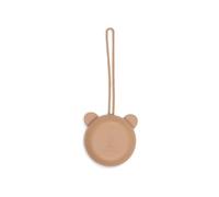 Jollein Boîte à tétine en silicone - Light Terra - sans BPA - pochette à tétine - Ø 7 cm - rangement tétine