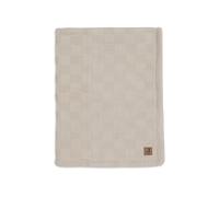 Jollein Box Knit Couverture pour bébé, sable chaud, velours, 75 x 100 cm, 100% coton, pour berceau de bébé, 1,5 tog, certifiée GOTS