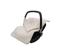 Jollein Chancelière Miffy Teddy, Oatmeal - Pour porte-bébé, siège auto groupe 0+ et poussette - Pour ceinture à 3 points et 5 points