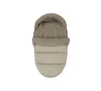 Jollein Chancelière Olive Green - Pour poussette et poussette - Pour ceinture 3 points et 5 points - Sac à pieds rembourré Teddy - Imperméable - Vert olive