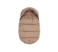 Jollein Chancelière - Pour nacelle, siège auto enfant taille 0+ et poussette - Système de harnais 3 et 5 points - Imperméable - Lavable - Certifié Oeko-Tex - Puffed Light Terra - 73 x 43 x 15 cm