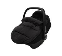 Jollein Chancelière rembourrée - Noir - Pour siège bébé groupe 0+ et poussette - Pour ceinture à 3 points et 5 points