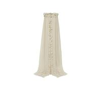 Jollein Ciel de lit - Hauteur 155 cm - Vintage Ruffle Nougat | Certifié Oeko-Tex, baldaquin pour lit bébé, beige, décoration pour chambre d'enfant