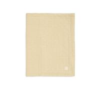 Jollein Couverture bébé en jacquard - Vanilla - 75 x 100 cm - 100% coton - certifiée GOTS - 0,5 TOG - couverture bébé en mousseline - respirante et douce pour la peau - pour berceau et lit bébé