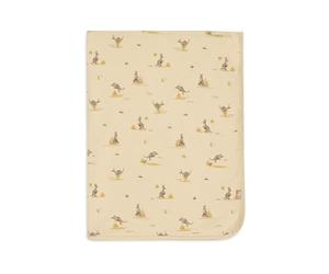 Jollein Couverture bébé en jersey - Kangaroots - 75 x 100 cm - 100% coton jersey - couverture douillette pour berceau - 1,0 TOG - certifiée OEKO-TEX