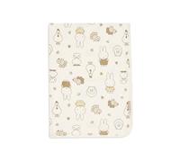 Jollein Couverture bébé en jersey - Miffy Family Farm - 75 x 100 cm - 100% coton jersey - couverture douillette pour berceau - 1,0 TOG - certifiée OEKO-TEX