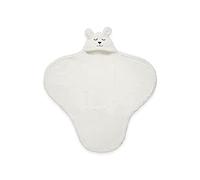 Jollein Couverture Bunny Wrap, 100 cm Longueur x 105 cm Largeur, Blanc Cassé
