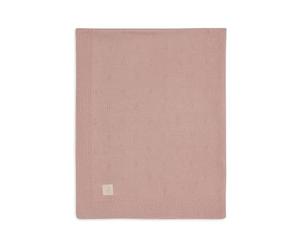 Jollein Couverture Douillette en Tricot pour lit de bébé, Motif Rose Sauvage, 75 x 100 cm, 60% Coton, 40% Acrylique, pour lit de bébé, 1,0 TOG, certifiée Oeko-Tex, modèle de Tricot