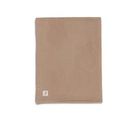 Jollein Couverture pour bébé - Biscuit/velours - 75 x 100 cm - Coton - Pour berceau de bébé - 1.0 TOG - Certifié Oeko-Tex