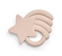 Jollein Defant de Dentition Falling Star, 12 cm Longueur x 9 cm Largeur x 2 cm Hauteur, Rose Pâle