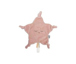 Jollein Doudou Little Star pour bébé, rose sauvage, 100% polyester, 25 x 25 cm