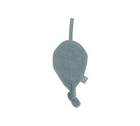Jollein Doudou pour bébé - Feuille en Tissu éponge - Vert mer - Doudou - 100% Coton - 20 x 10 cm - Certifié Oeko-Tex