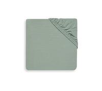 Jollein Drap-Housse en Jersey, 120 cm Longueur x 60 cm Largeur, Vert Cendré