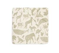 Drap-housse Jersey animals VERT Jollein