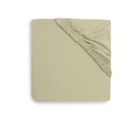 Jollein Drap-Housse en Jersey - 60 x 120 cm - pour lit bébé et lit d'enfant - 100% Coton - avec élastique - Matcha Doux