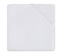 Jollein Drap-Housse en Jersey, 90 cm Longueur x 50 cm Largeur, Blanc