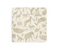 Drap-housse Jersey animals VERT Jollein