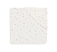 Jollein Drap-housse en jersey - pour lit enfant - Pretty Picnic/Flower Drops - 70/75 x 140/150 cm - drap-housse en coton - certifié OEKO-TEX