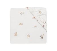 Jollein Drap-Housse Jersey - pour Lit Enfant - Animal Friends - 60x120cm - Drap-Housse en Coton - Certifiée Oeko-TEX
