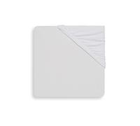 Jollein Drap-Housse pour Matelas Jersey Box, 95 cm Longueur x 75 cm Largeur, Blanc