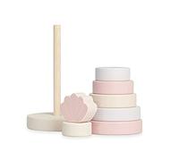 Jollein En bois Empilage Coquille La tour, Rose