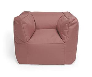 Jollein Fauteuil Pouf pour Enfant, Rose Mellow
