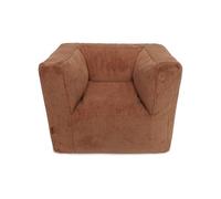 Jollein Fauteuil pour Enfant - Corduroy, Caramel - 1 à 4 Ans - pour garçons et Filles - Pouf pour Enfants