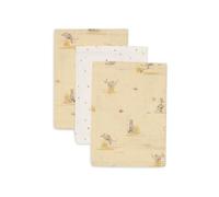 Jollein Gants de toilette bébé - Kangaroots - lot de 3-15 x 20 cm - mousseline - 100% coton - gants de toilette bébé - certifiés OEKO-TEX