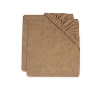 Lot de 2 housses matelas à langer 50x70 cm Éponge Biscuit - Jollein