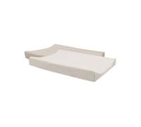 Jollein Housse de Matelas à Langer - Oatmeal/Sand - Lot de 2-50x70cm - 85% Coton, 15% Polyester - Certifiée OEKO-TEX - Housse pour Matelas à Langer