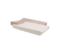 Jollein Housse de Matelas à Langer - Wild Rose/Ivory - Lot de 2-50x70cm - 85% Coton, 15% Polyester - Certifiée OEKO-TEX - Housse pour Matelas à Langer